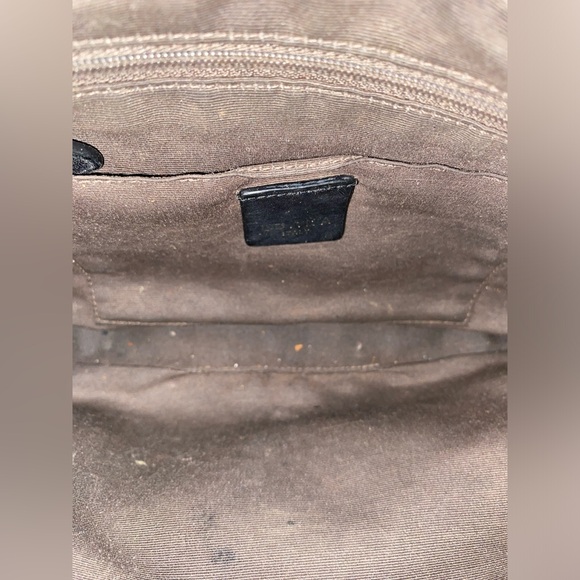 Luana Purse Black Leather Made In Italy - Picture 5 of 6